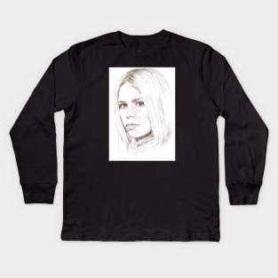 Billie Piper as Rose Kids Long Sleeve T-Shirt